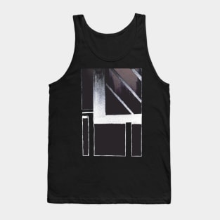 Black Cityscape Tank Top